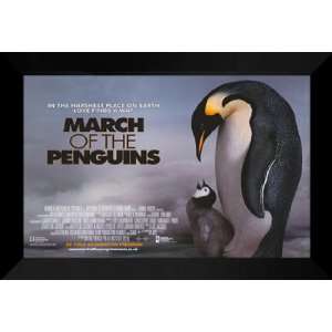  March of the Penguins 27x40 FRAMED Movie Poster   I