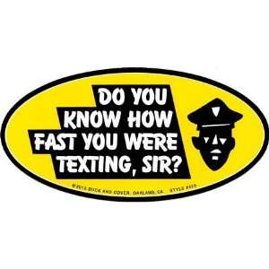  Ticket For Texting Sticker Automotive