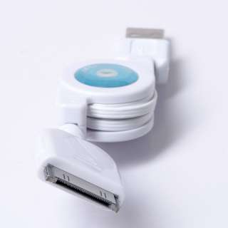 For iPod/iPhone 4 4S Retractable USB Sync Data Cable Wire FAST 