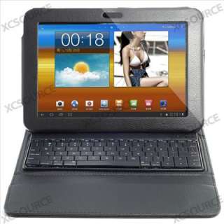 Leather Case Cover Bluetooth Keyboard for Samsung Galaxy Tab P7300 