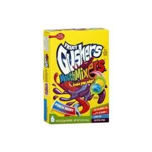 Fruit Gushers Mouth Mixers Fruit Flavored Snacks, Punch Berry, 5.4 oz 