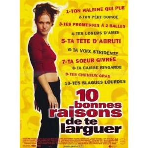  Ten Things I Hate About You (French) by Unknown 11x17 