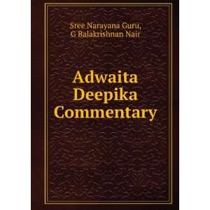   Deepika Commentary G Balakrishnan Nair Sree Narayana Guru Books