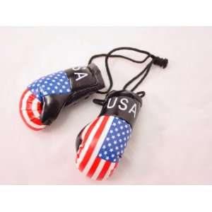  LOT 50 Mini Boxing Gloves   USA FLAG   Decoration Toys 