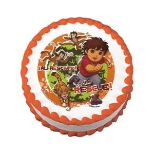  Go Diego Go Edible Cake Image Birthday Party NIP