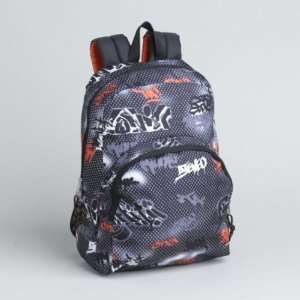  Fuel By East Sport School Skateboard Backpack Black/Gray 