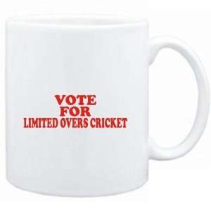  Mug White  VOTE FOR Limited Overs Cricket  Sports 