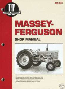 Shop Manual Massey Ferguson Covers 1085 1135 & More  