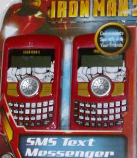 Iron Man SMS Text Messenger Set Send & Receive Messages 021331690753 