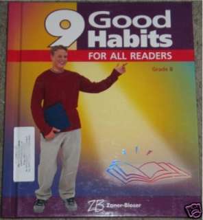 Zaner Bloser ZB 9 Good Habits for Readers Student Text 9780736709224 
