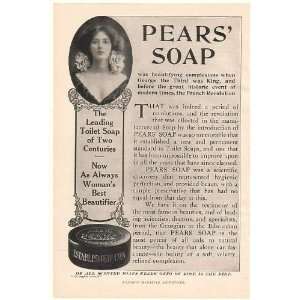   1908 Pears Soap Woman Best Beautifier Print Ad (52302)