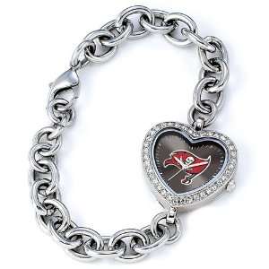  Ladies NFL Tampa Bay Buccaneers Heart Watch Jewelry