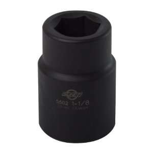  Sunex 5502 #5 Spline Drive 1 1/8 Inch Impact Socket