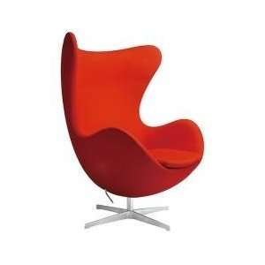 Arne Jacobsen Style Egg Chair   Red Top Quality Guaranteed  