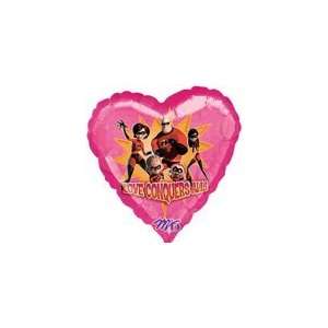  18 Incredibles Love Conquers All   Mylar Balloon Foil 