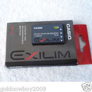 NP 20 Casio Battery for S880 S770 Z1200 Z1050 Z75 Z77  