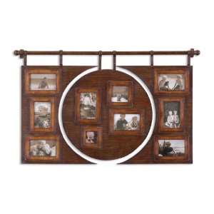 Uttermost 38.5 Inch Bavai Hanging Photo Collage Wall Mounted Mirror 