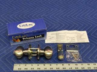 CitiLoc BP 102T EQ US32D Stainless Steel Privacy Lock Z51  