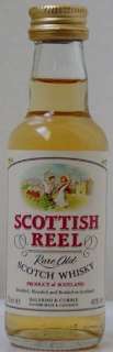 MINIATURE ~ SCOTTISH REEL RARE OLD SCOTCH WHISKY   Import  