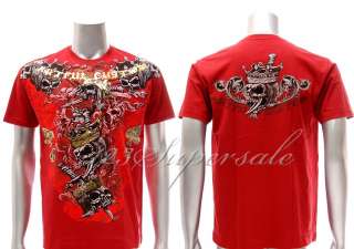 a42 Artful T shirt Sz XL Tattoo Rock Skull Punk Street Fighter Warrior 