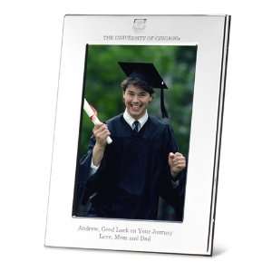  University of Chicago Sterling Silver 4x6 Picture Frame 
