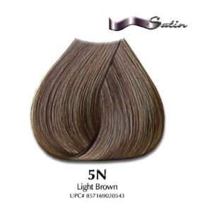  5N Light Brown   Satin Hair Color with Aloe Vera Base 