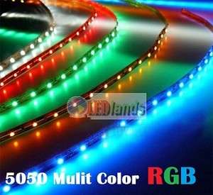 16.4ft RGB 5050 150P Waterproof LED Flexible Strip Remote ABGlue Top 