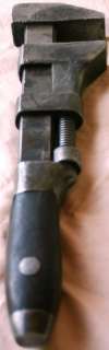 VINTAGE BEMIS & CALL 12 INCH MONKEY WRENCH / PIPE WRENCH COMBO WITH 