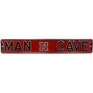  Nebraska Cornhuskers 36 x 6 Scarlet Man Cave Street Sign 