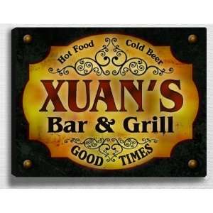  Xuans Bar & Grill 14 x 11 Collectible Stretched 