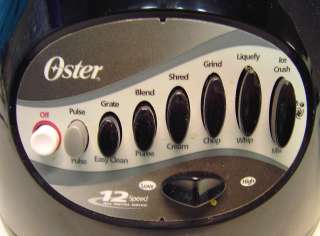 Oster Black 12 Speed Blender with Chopper Attachmnt  