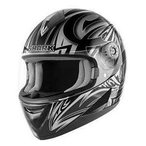  Shark S650 LINK BK_SL_BK SM MOTORCYCLE Full Face Helmet 