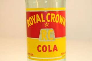 ROYAL CROWN Cola Soda Bottle Evansville Ind ACL Owens ILL  