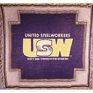  United Steelworkers   Unity & Strength For Workers Throw 