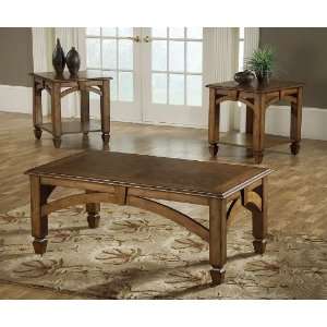  Bernards Wood Arch 3 Pack Occasional Table Set