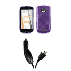  Samsung Droid Charge (Verizon) Premium Combo Pack   Purple 