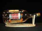 NEW Hand Crafted Wood Art Model VIKING SHIP in BOTTLE BOAT SAILING 