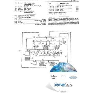  NEW Patent CD for OIL EQUALIZATION SYSTEM 
