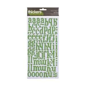  Thickers Chipboard Stickers 6X11 Sheet   Iguana Grass 
