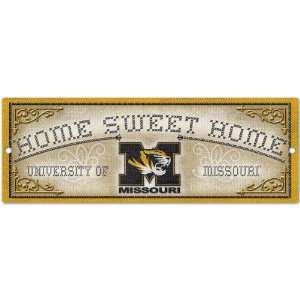  Wincraft Missouri Tigers 6x17 Home Sweet Home Wood Sign 