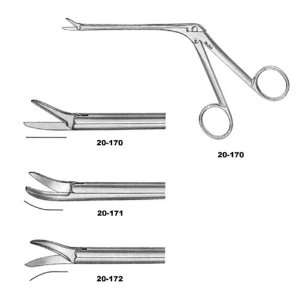  Nasal Scissors, 4 1/2 (11.4 cm) shaft, 11 mm blades 