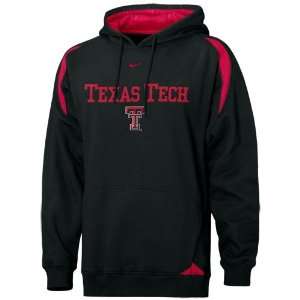  Nike Texas Tech Red Raiders Black Pass Rush Hoody 