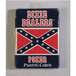    Dixie Dealers Poker Confederate Flag Playing Cards 