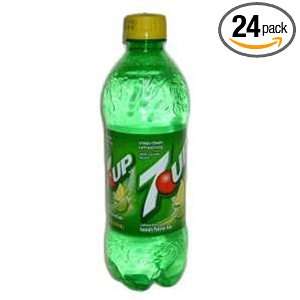 7UP Soda Soft Drink, 16.91 Ounce (Pack of 24)  Grocery 