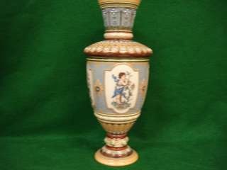 Mettlach Etched Vase #1537  