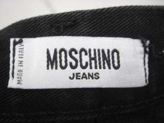 MOSCHINO Jeans Black Denim Jeans Pants Size 29  