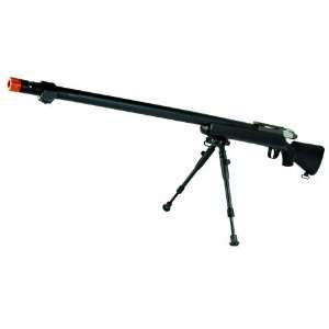   SD702 Sniper Rifle w/Bipod, Black airsoft gun