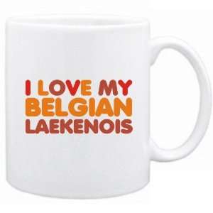  New  I Love My Belgian Laekenois  Mug Dog