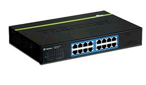 TRENDnet Network TEG S16DG Switch 16 Port Gigabit GREEN 0710931610208 