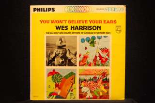 WES HARRISON You Wont Believe Your Ears Space Pop Sounds Classic VG+ 